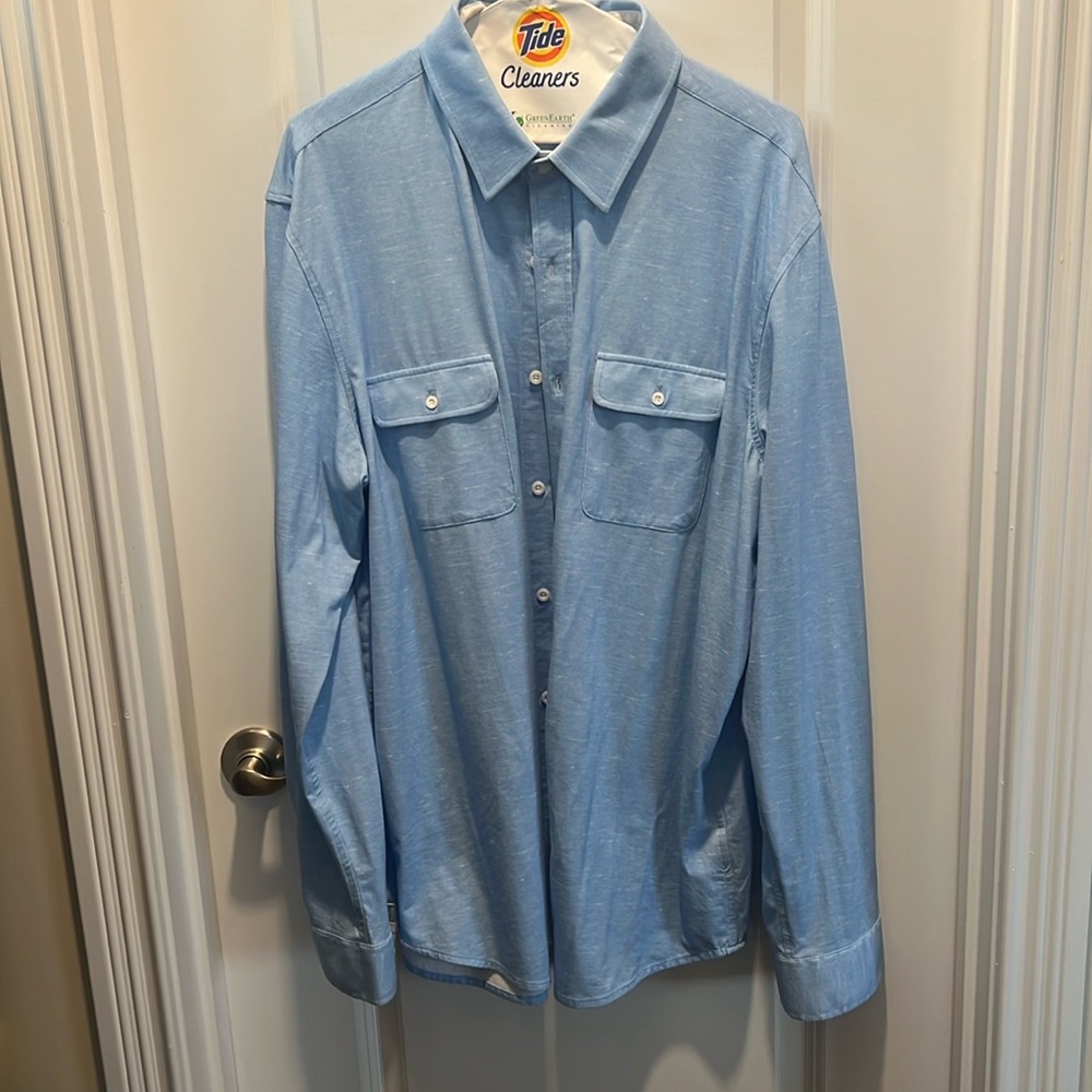 Long sleeved Buttercloth dress shirt